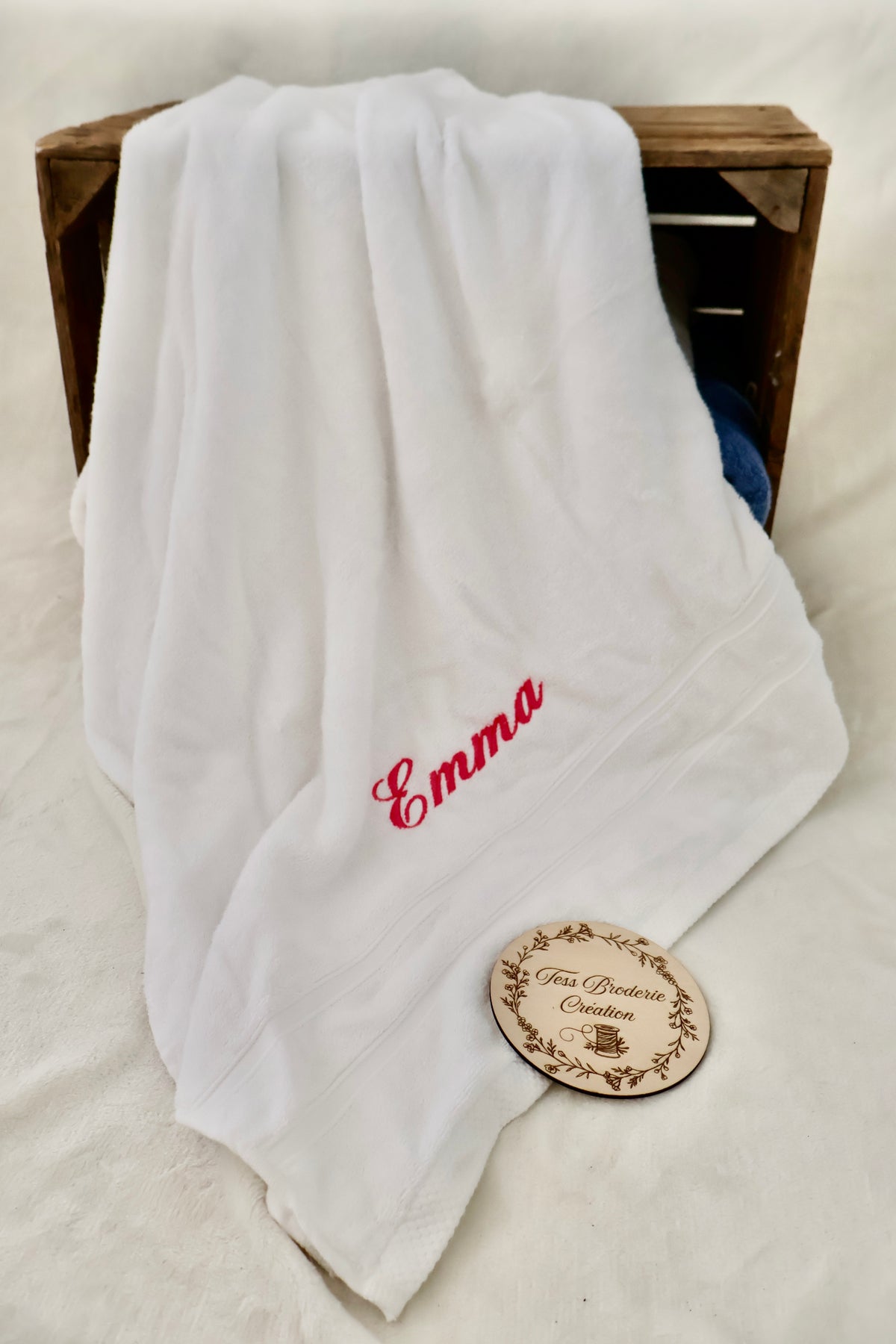 Drap de bain personnalisé