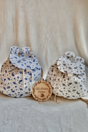 Sac à dos oreilles motifs feuilles personnalisé