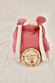 Sac à dos oreilles uni personnalisé