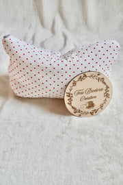 Trousse de toilette motifs cœur personnalisée