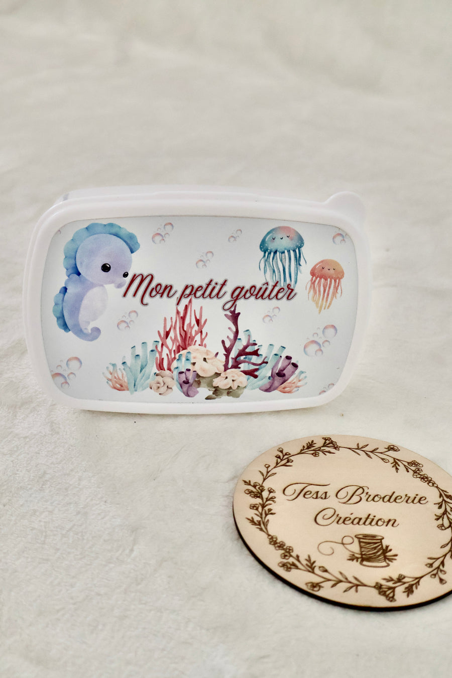 Boîte à goûter personnalisée