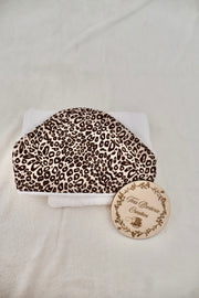 Cape de bain motif léopard personnalisée