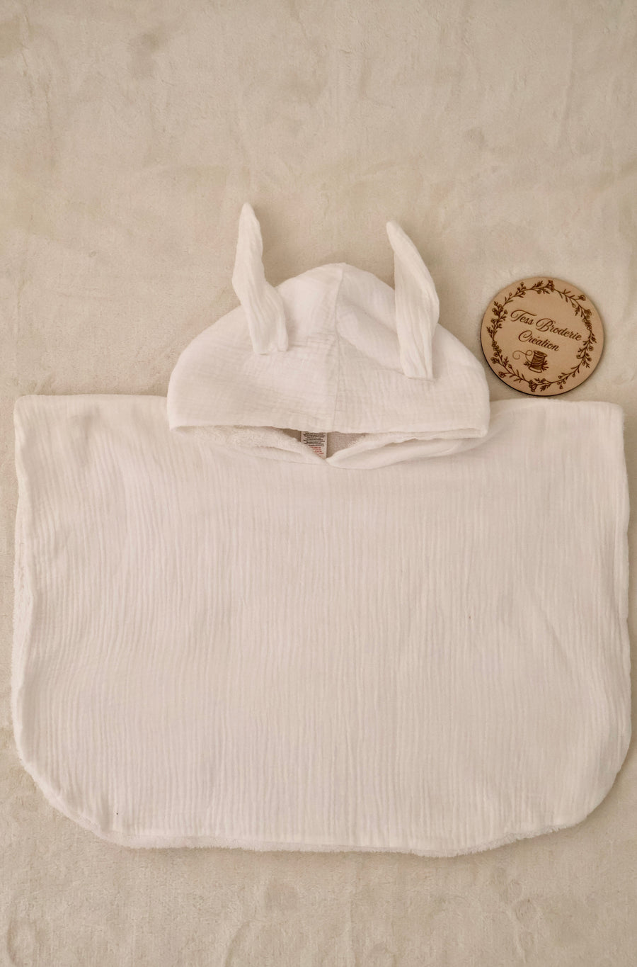 Poncho de bain personnalisé