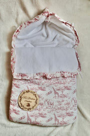 Nid d’ange motif safari personnalisé
