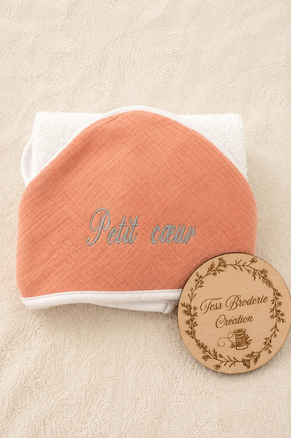 Bonnet enfant brodé