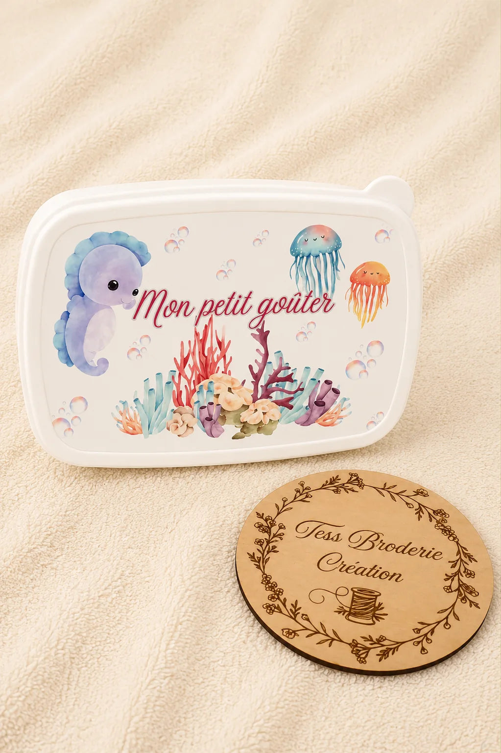 Boîte à goûter personnalisée